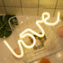 Neon Love Light Lamp - Uncommongifts.in