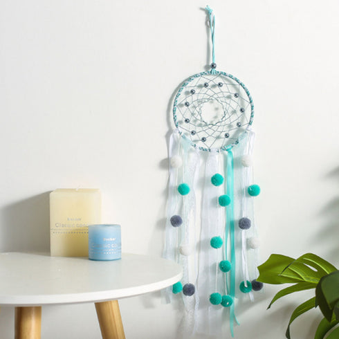 Pompom LED Dreamcatcher - Uncommongifts.in