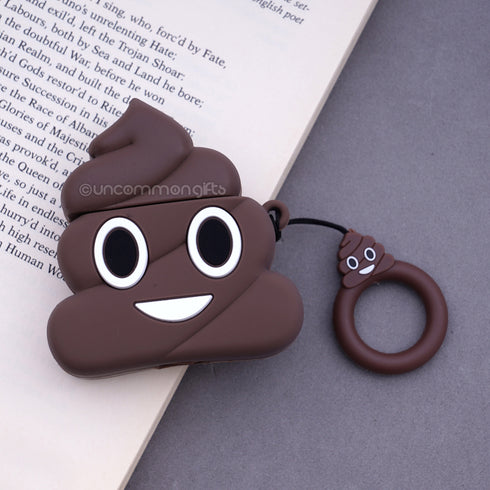 Poop Emoji AirPods Case - Uncommongifts.in