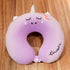 Purple Unicorn Travel Pillow - Uncommongifts.in