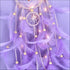 Purple bliss led dreamcatcher - Uncommongifts.in