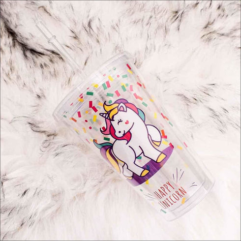 Radiant unicorn sipper bottle - Uncommongifts.in