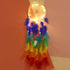 Rainbow Feathers LED Dreamcatcher - Uncommongifts.in
