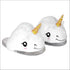 Royale unicorn fur sliders - Uncommongifts.in