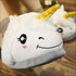 Royale unicorn fur sliders - Uncommongifts.in