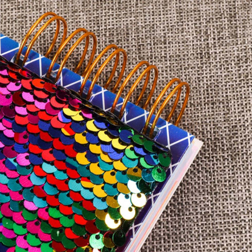 Sequin Mermaid Notepad - Uncommongifts.in