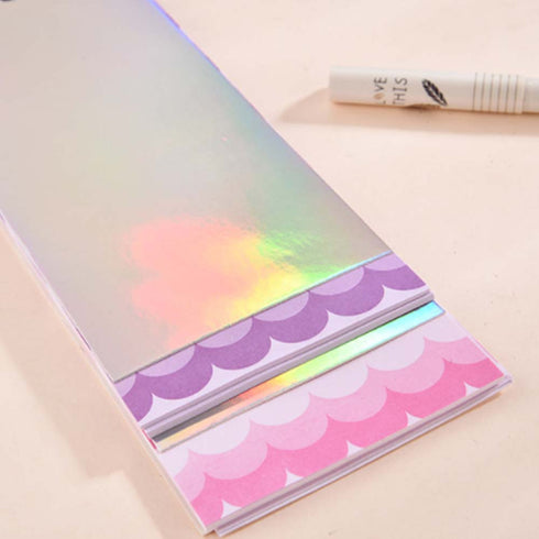 Sequin Mermaid Notepad - Uncommongifts.in