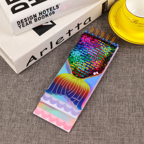 Sequin Mermaid Notepad - Uncommongifts.in