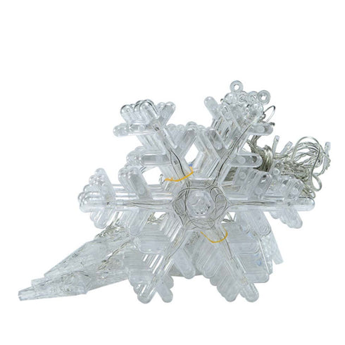 SnowFlake Curtain Christmas lights - Uncommongifts.in