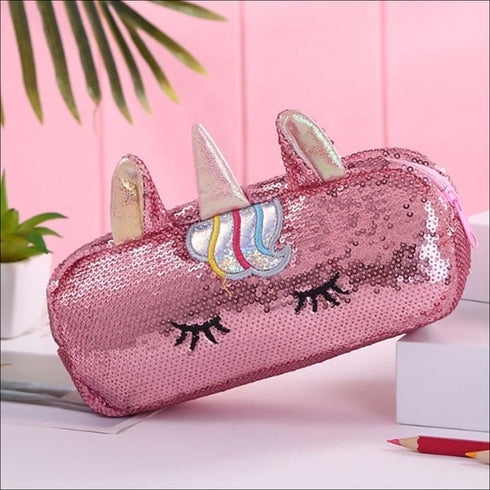 Sparkling unicorn sequin pouch - Uncommongifts.in