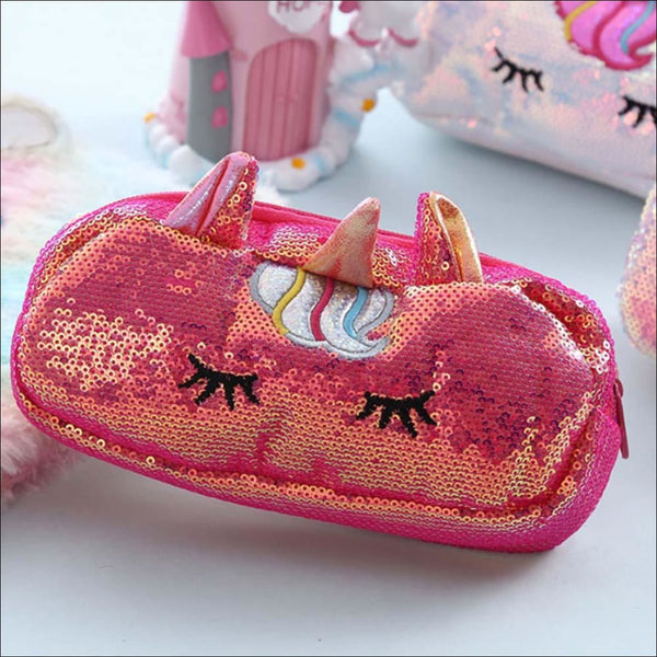 Sparkling unicorn sequin pouch - Uncommongifts.in