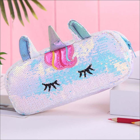 Sparkling unicorn sequin pouch - Uncommongifts.in