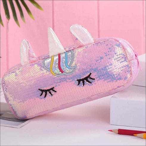 Sparkling unicorn sequin pouch - Uncommongifts.in