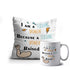 Strong Mother Printed Mug Cushion Combo - Uncommongifts.in