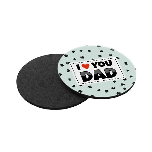 T-Shirt, Fridge Magnet and Cushion Fathers Day Gift Combo - Uncommongifts.in