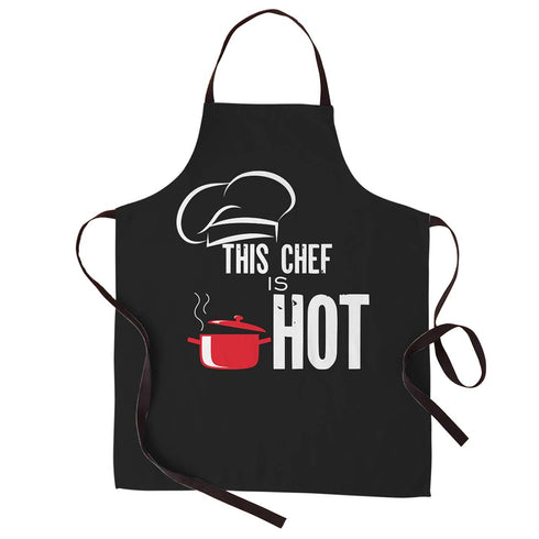 This Chef Is Hot printed Aprons For Mother - Uncommongifts.in