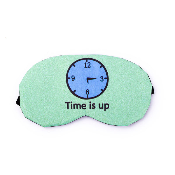 Time Up Aqua Green Coloured Eye Cover - Uncommongifts.in