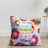 To The World You Are A Daughter printed Mothers And Daughter Cushion - Uncommongifts.in