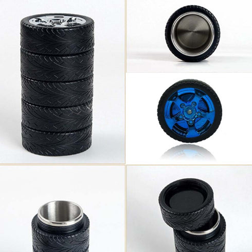 Tyre Flask - Vacuum Thermos - Uncommongifts.in