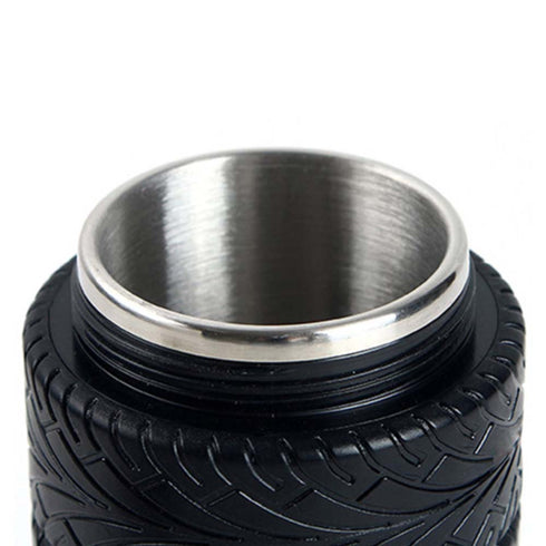 Tyre Flask - Vacuum Thermos - Uncommongifts.in
