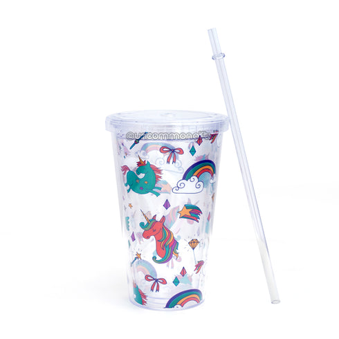 Unicorn Clear Sipper - Uncommongifts.in