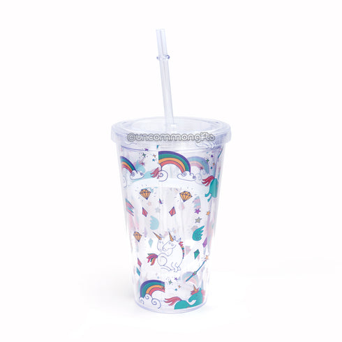 Unicorn Clear Sipper - Uncommongifts.in