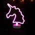 Unicorn Pink LED Neon Lamp - Uncommongifts.in