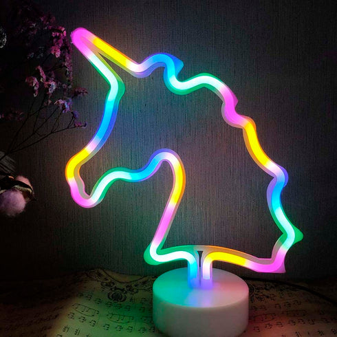 Unicorn Rainbow LED Light - Uncommongifts.in