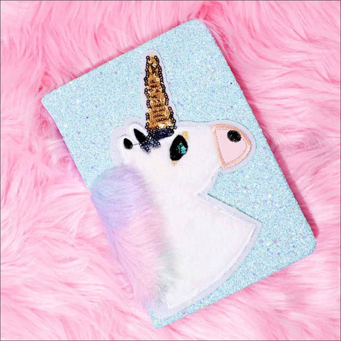 Unicorn glitter notebook - Uncommongifts.in