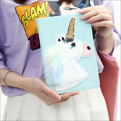 Unicorn glitter notebook - Uncommongifts.in