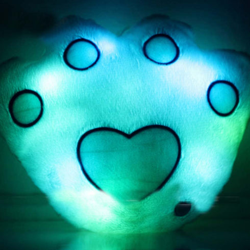 White LED color changing paws soft toy - Uncommongifts.in