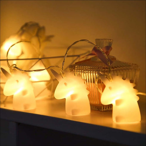 White unicorn led string light - Uncommongifts.in