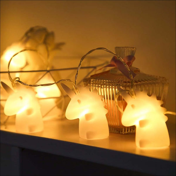 White unicorn led string light - Uncommongifts.in
