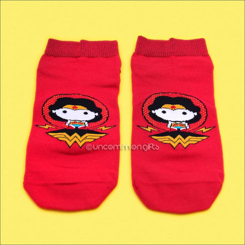 Wonder woman red socks - Uncommongifts.in
