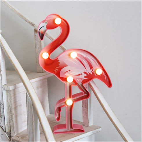 Flamingo marquee lamp - Uncommongifts.in