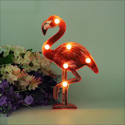 Flamingo marquee lamp - Uncommongifts.in