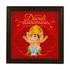 Lord Ganesha Idol Candle Frame Cushion Diwali Combo - Uncommongifts.in