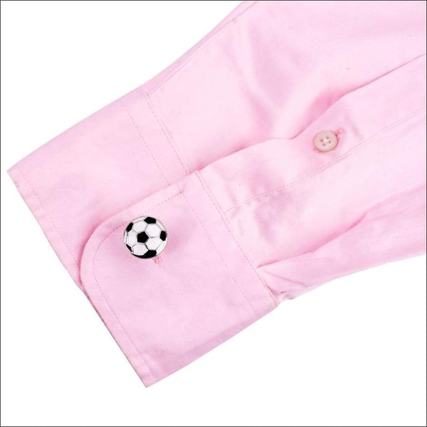 Christiano Silver Football Cufflinks - Uncommongifts.in