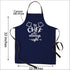 Crazy corner the chef is always right printed canvas cotton kitchen apron - Uncommongifts.in