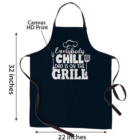 Dad on Grill Apron - Uncommongifts.in