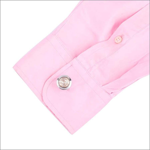 Flavius Circular Zigzag Silver Cufflinks - Uncommongifts.in