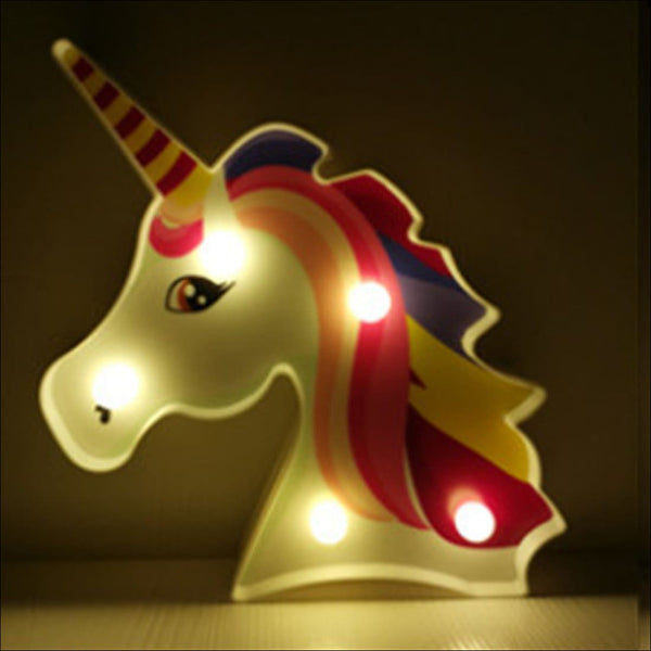 Unicorn red-colorful marquee lamp - Uncommongifts.in