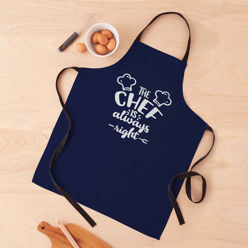 The Chef Is Always Right Apron - Uncommongifts.in
