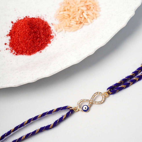 Infinity Evil Eye Rakhi - Uncommongifts.in