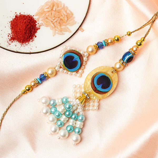 Morpankh Rakhi Set of 2 - Uncommongifts.in