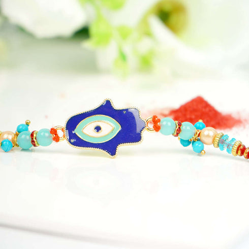 Hamsa Hand Rakhi - Uncommongifts.in