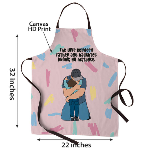 Love Between Father and Daughter Apron - Uncommongifts.in
