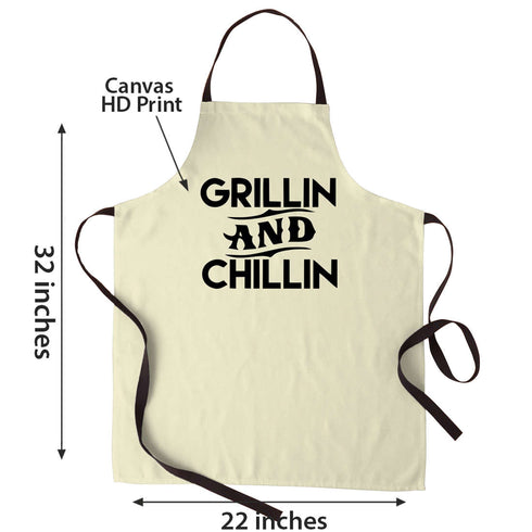 Grillin and Chillin Apron - Uncommongifts.in