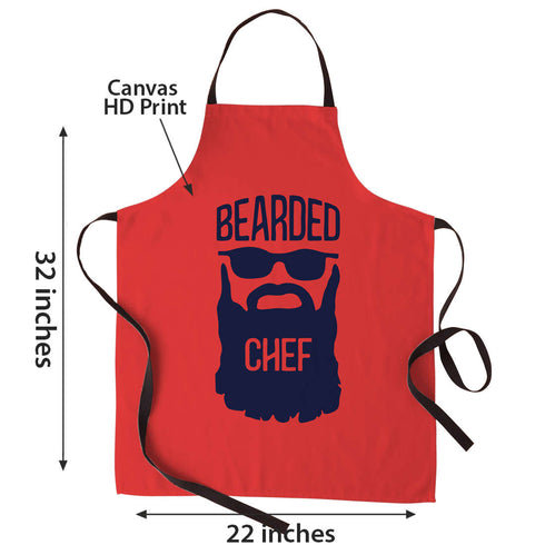 Bearded Chef Apron - Uncommongifts.in