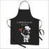 Crazy corner no space between me & food printed canvas cotton kitchen apron - Uncommongifts.in